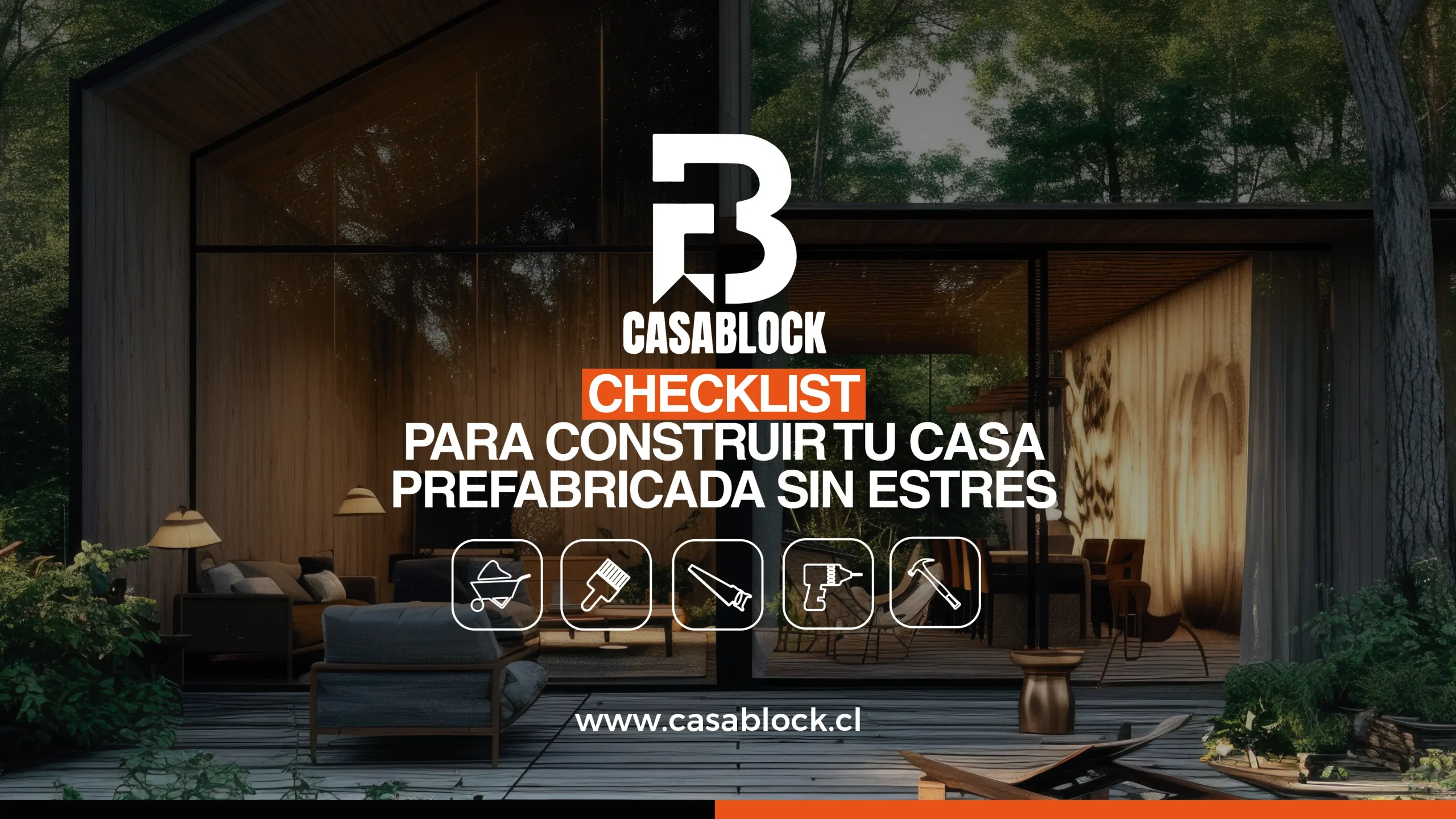 Casa modular moderna rodeada de naturaleza - Construcción sin estrés con Casablock